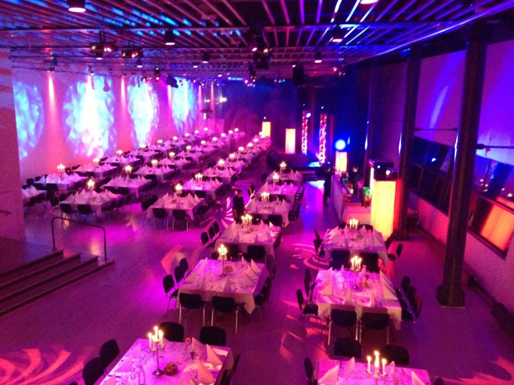 Eventlokal i Malmö med bordsdukning
